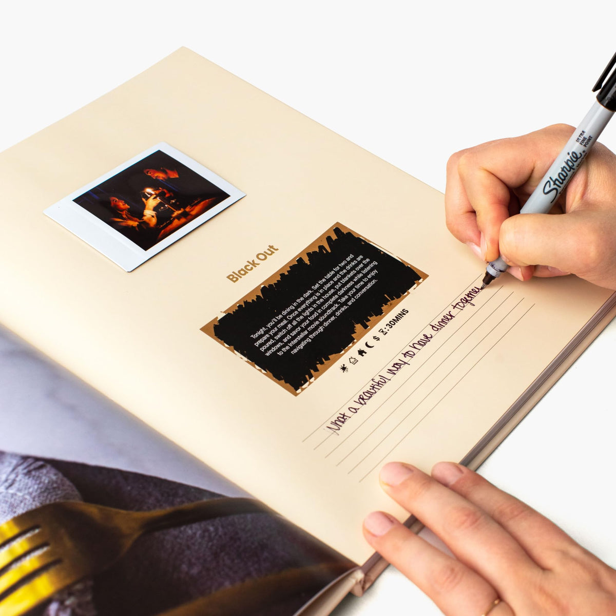 The Adventure Challenge Dinner Dates unboxing reveals 30 creative recipes