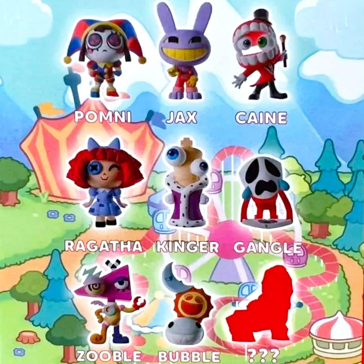 The Amazing Digital Circus Animiniz figurine ready for display or gifting.