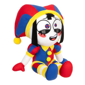 The Amazing Digital Circus Pomni and Caine plush duo, ideal for gifting.