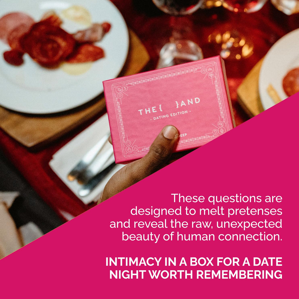 THE AND Dating Edition date night scene showcases thoughtful dialogue.