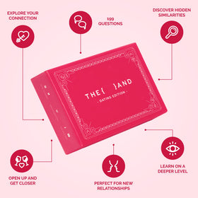 THE AND Dating Edition deck spread highlights prompts to spark connection.