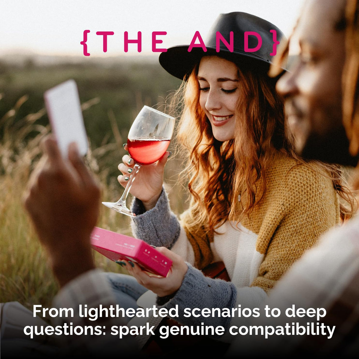 THE AND Dating Edition illustrated prompts encourage sharing feelings.