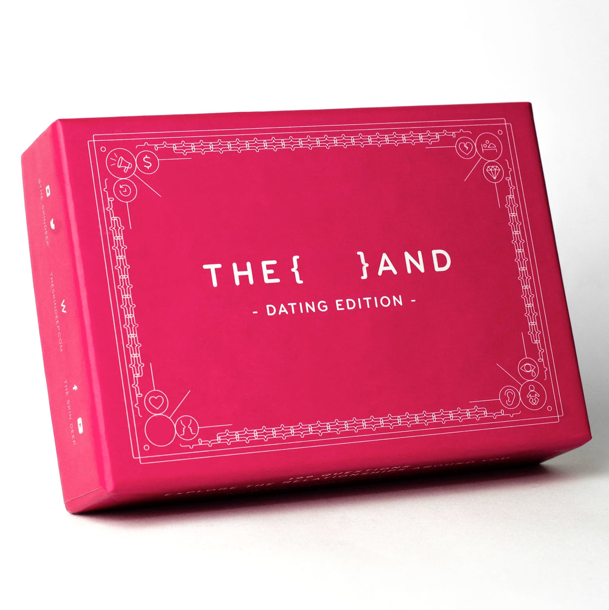 THE AND Dating Edition question cards close-up for meaningful conversations.