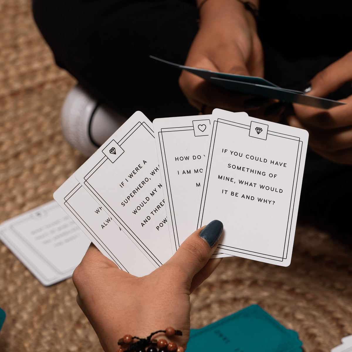The And Family Edition spread of 199 questions fuels meaningful discussion.