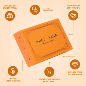 THE AND Friends Edition closeup reveals 199 prompts for meaningful chats.