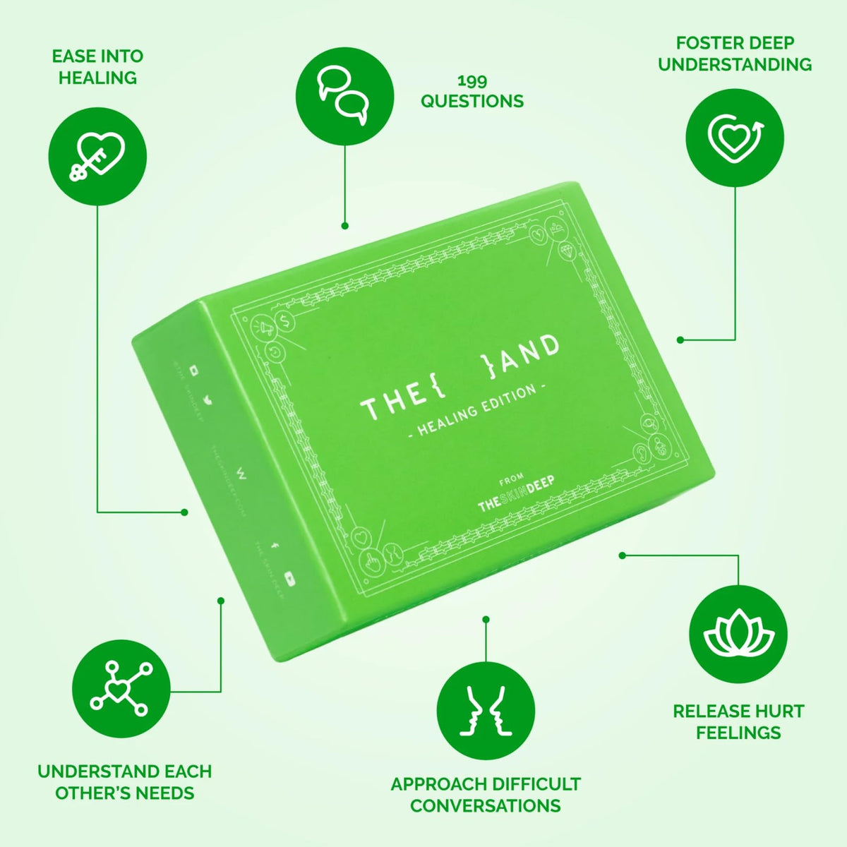The And Healing Edition questions card fosters safe, structured conversations.