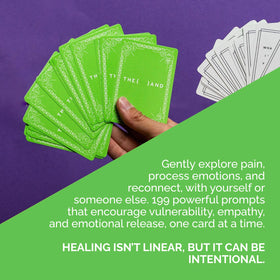 The And Healing Edition questions card encourages empathy in discussions.