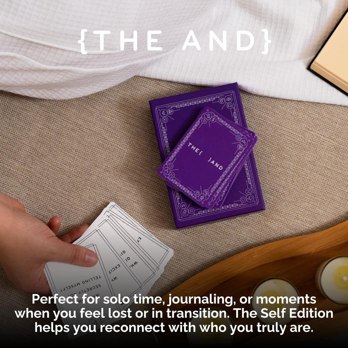 Solo practice with THE AND Self Love Edition during a quiet morning.
