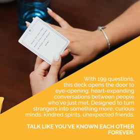 THE AND Strangers Edition on a first date scene to spark connection.