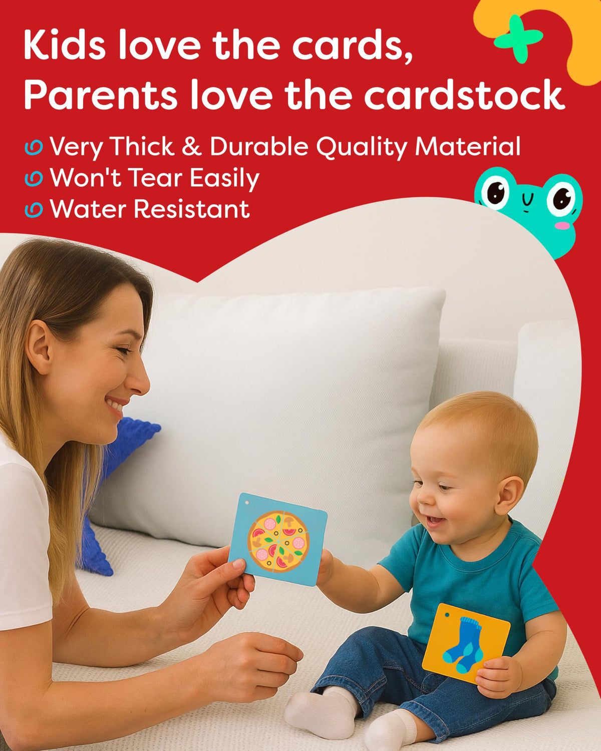 THE BAMBINO TREE 100 First Words family cards invite naming relatives in daily routines.