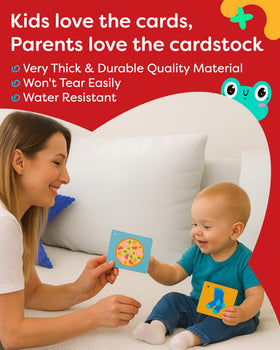 THE BAMBINO TREE 100 First Words family cards invite naming relatives in daily routines.