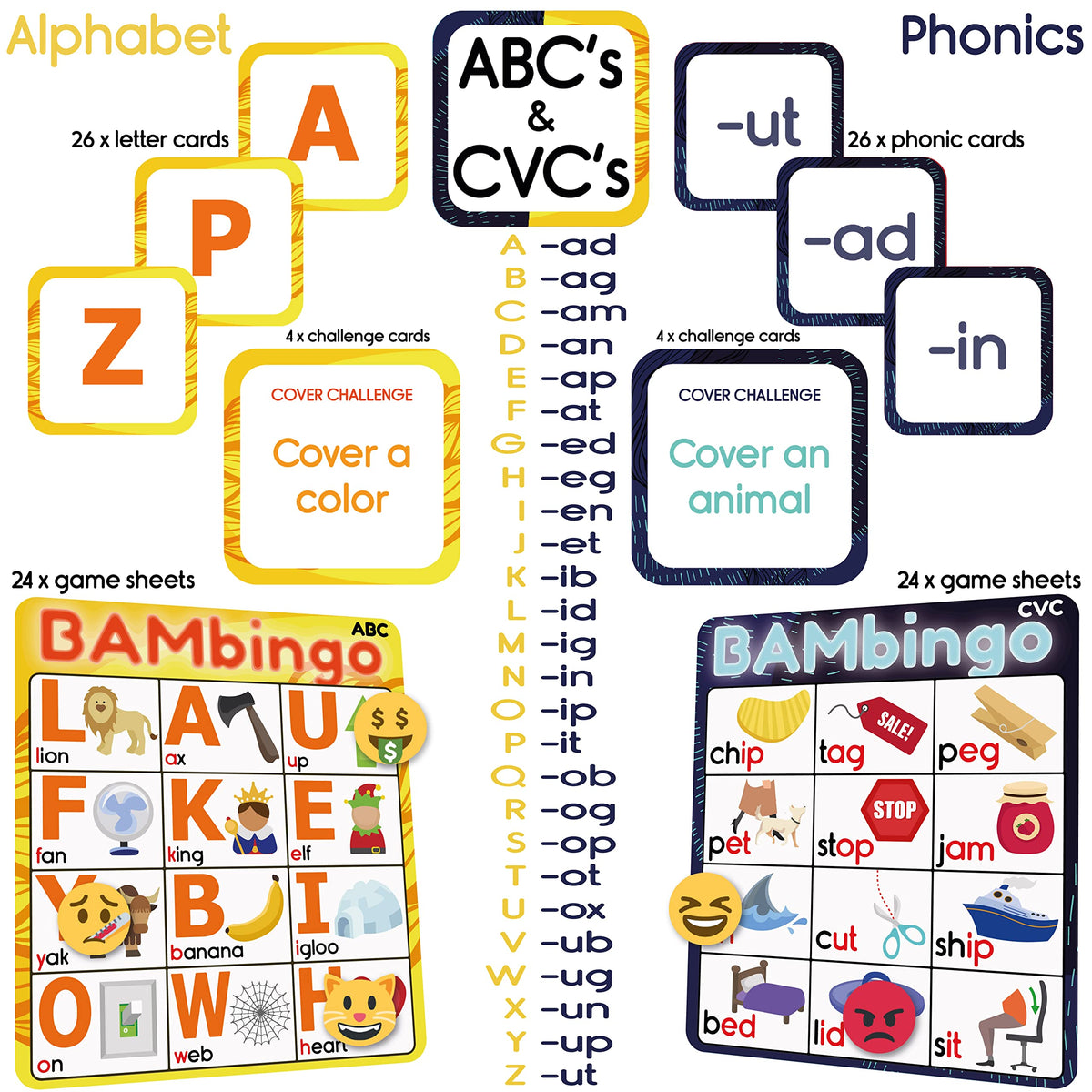 THE BAMBINO TREE Cover Challenges encourage learners to apply target words thoughtfully.