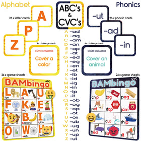 THE BAMBINO TREE Cover Challenges encourage learners to apply target words thoughtfully.