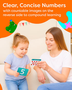 THE BAMBINO TREE flash cards are double-sided for versatile practice