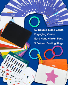 THE BAMBINO TREE flash cards shapes help identify basic shapes through bright visuals