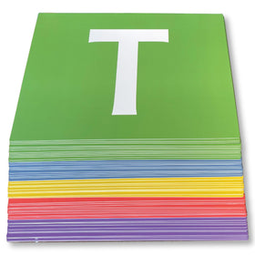 The Bambino Tree uppercase-lowercase set supports matching and word-building activities
