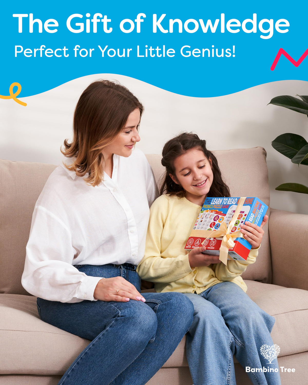 The Bambino Tree visuals feature a smiling child to encourage steady practice.