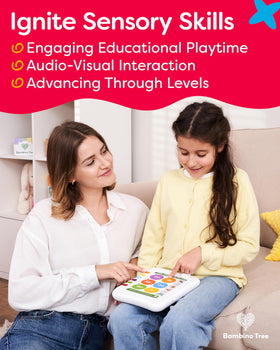 The Bambino Tree kid hands-on interaction boosts phonics practice with audio cues.