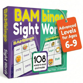 The Bambino Tree Level 3 sight word bingo cards for classroom practice