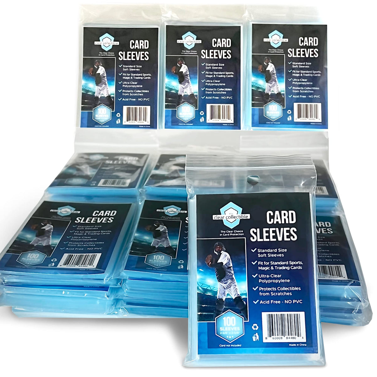 The Clear Collectible penny sleeves 30-pack 100-count package for complete protection