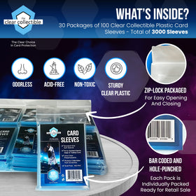 The Clear Collectible penny sleeves baseball card sleeve protects your cards