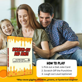 The Dad Joke 3000 family game night setup suggests quick, interactive fun.