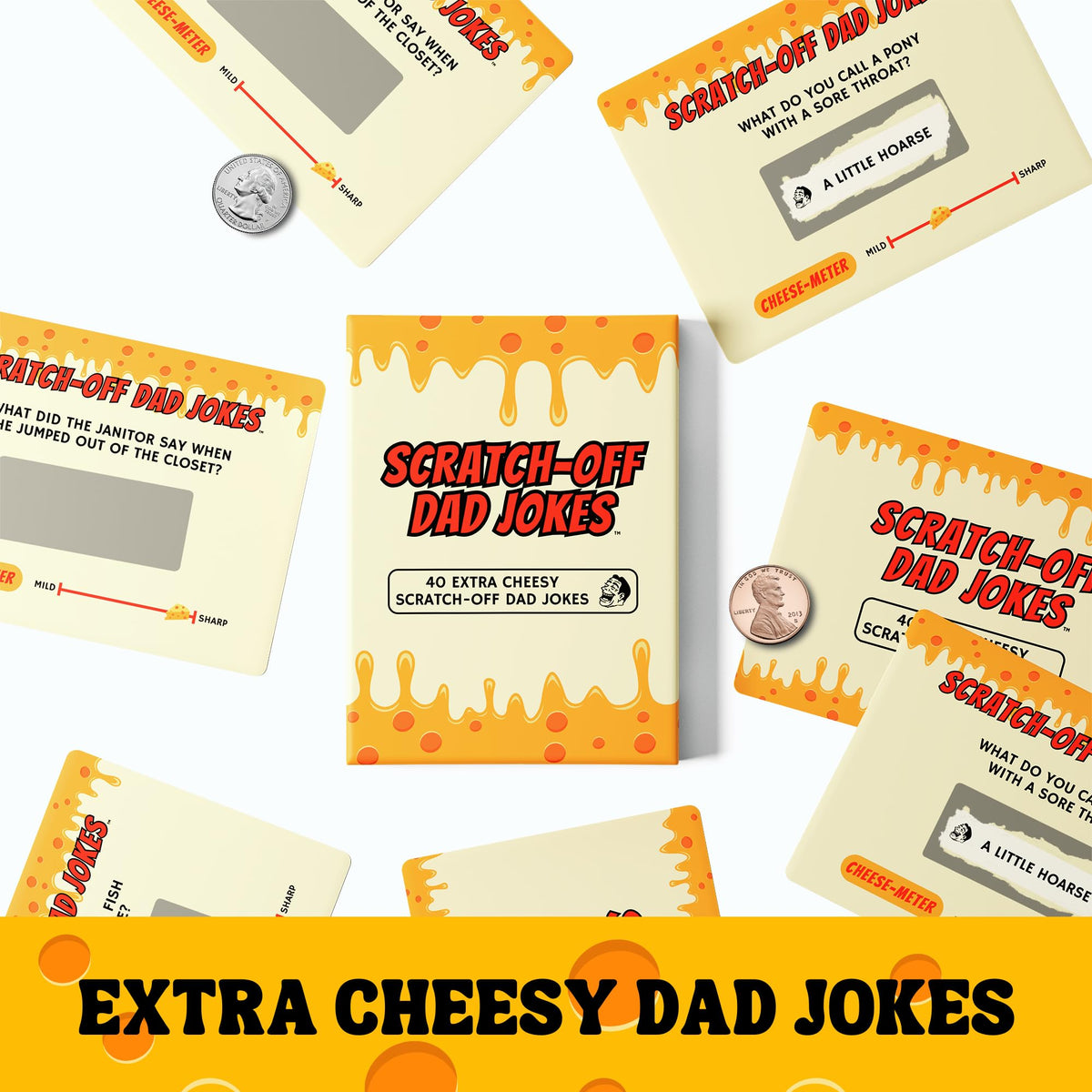 The Dad Joke 3000 gift box image shows 40 jokes for instant laughter.