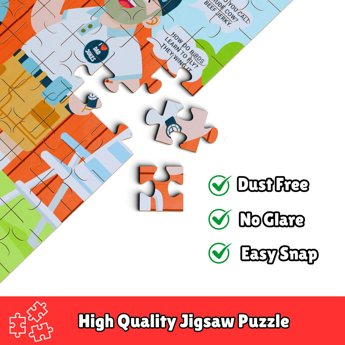The Dad Joke 3000 puzzle box gift-ready packaging, perfect for gifting occasions