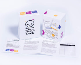 The Death Deck ages 13 plus friendly for teens and adults.