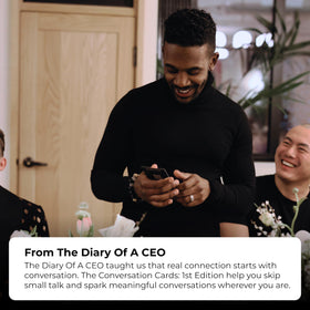 The Diary Of A CEO Conversation Cards couples game fosters connection during date nights