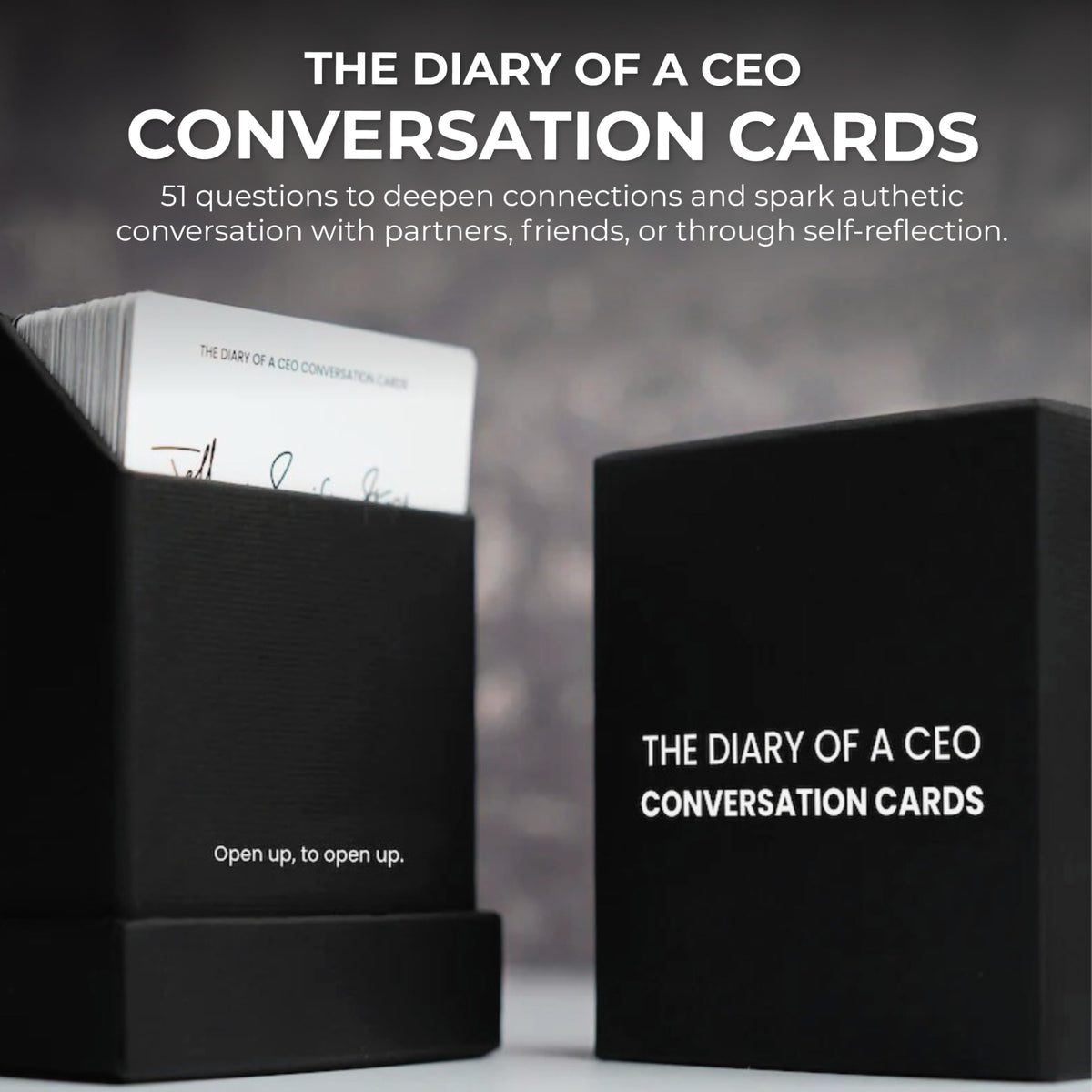 The Diary Of A CEO Conversation Cards ice-breakers sparking conversations at gatherings