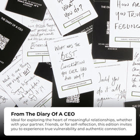The Diary Of A CEO 2nd Edition level 2 open up cards encouraging deeper sharing