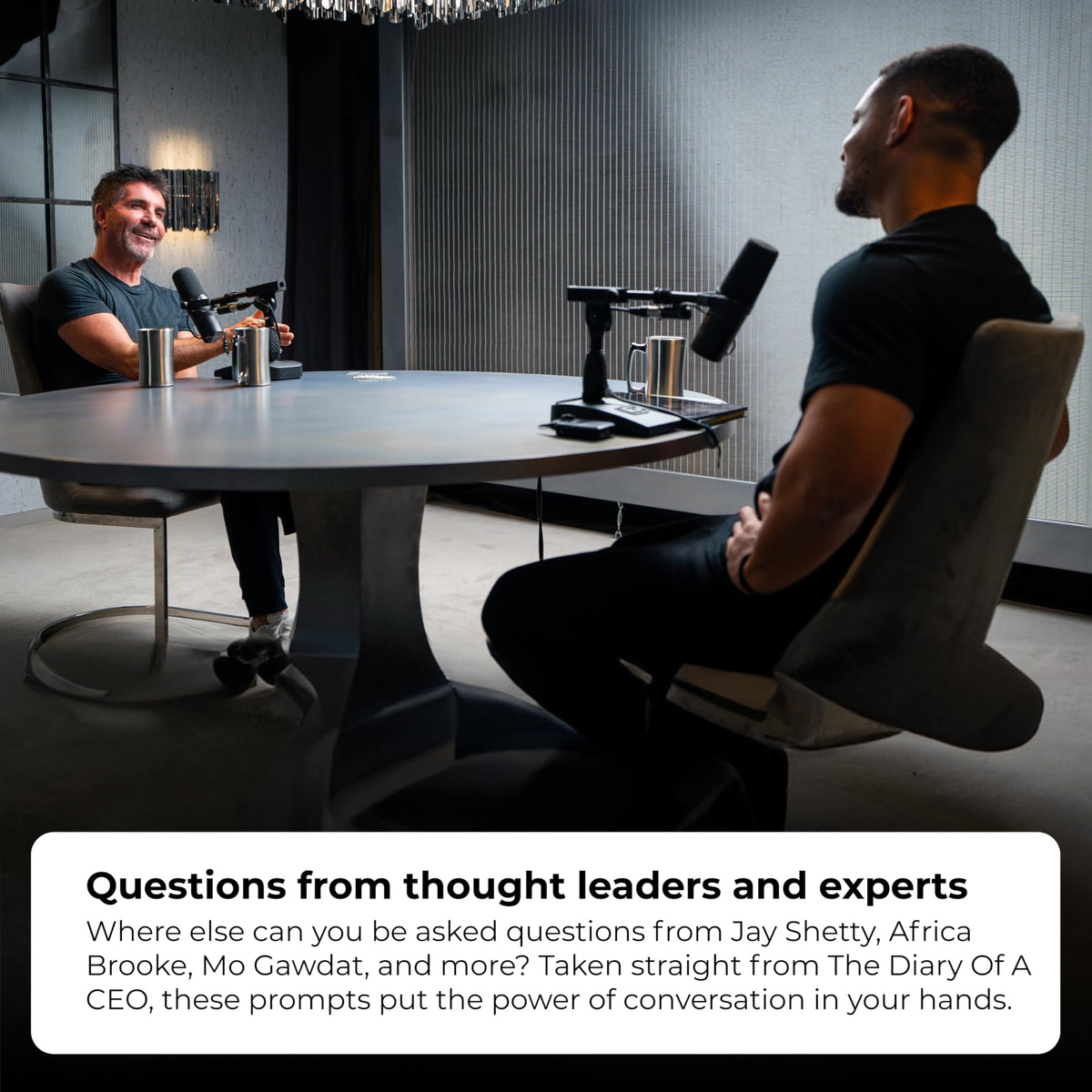 The Diary Of A CEO Conversation Cards team-building prompts for workshops
