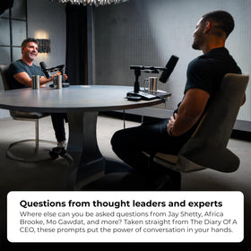 The Diary Of A CEO Conversation Cards team-building prompts for workshops