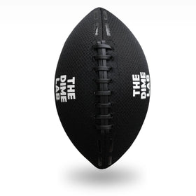 The Dime Lab mini water football ready for pool play with a durable grip.