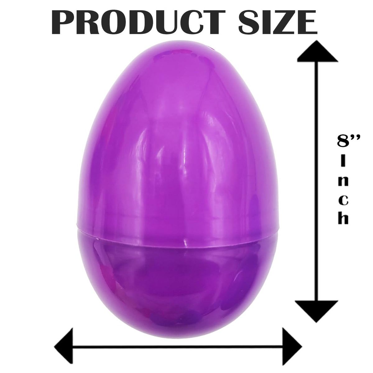The Dreidel Company detachable halves allow quick filling of the Easter egg.