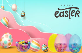 The Dreidel Company Easter egg in-hand fillable shows removable halves