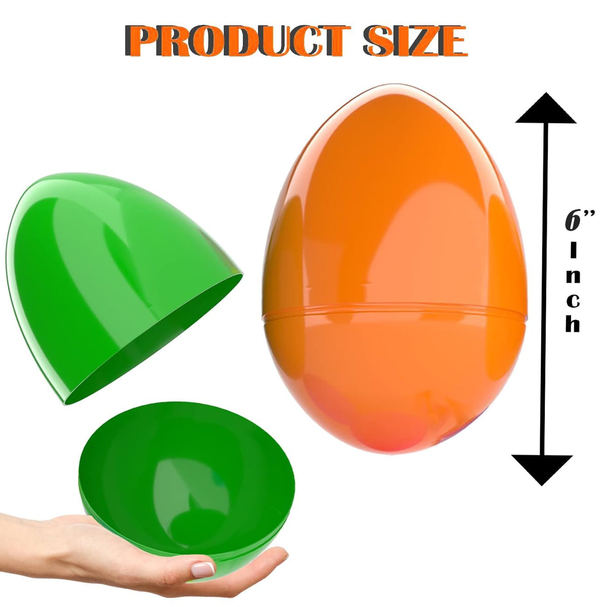 The Dreidel Company Easter eggs stand-up design keeps eggs upright during hunts.