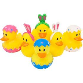The Dreidel Company rubber ducks for bath time with vivid colors.