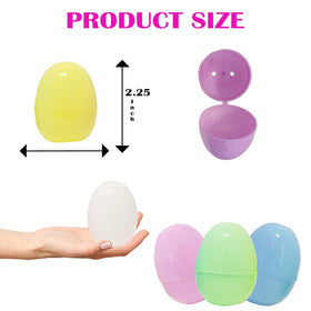 The Dreidel Company fillable pastel egg halves detachable for hiding treats