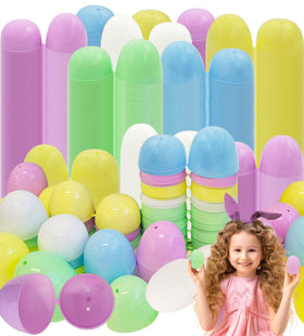The Dreidel Company fillable pastel egg with hinge ideal for surprise candies