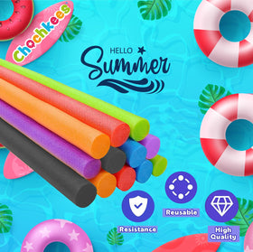 The Dreidel Company red foam noodle ready for pool and lake fun