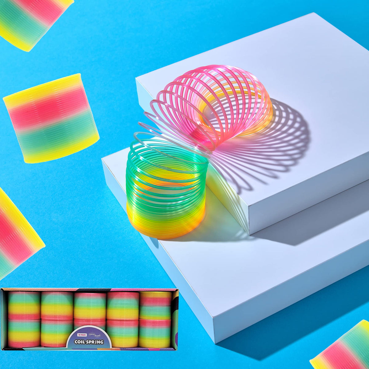 Party favor display from The Dreidel Company adds festive atmosphere