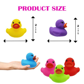 Bright color ducks by The Dreidel Company for kids' water play.
