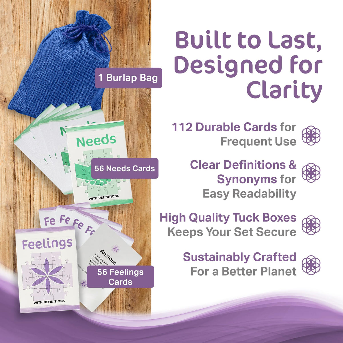 The Empathy Set Definitions Edition is ideal for family learning and classroom activities.