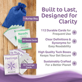 The Empathy Set Definitions Edition is ideal for family learning and classroom activities.