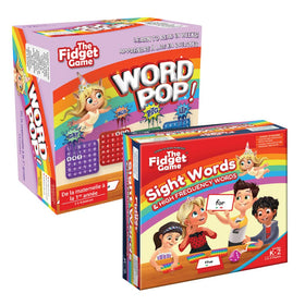 The Fidget Game reading bundle with dice boosts word recognition for early readers.