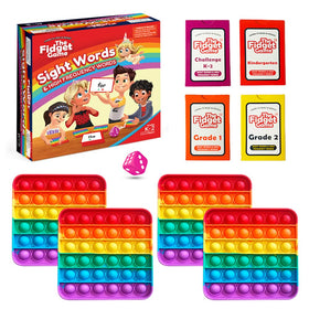 The Fidget Game sight words flashcards help kids recognize high-frequency words faster.