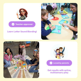 The Fidget Game Sneaky Elves multisensory learning combines visual, tactile, and auditory cues.