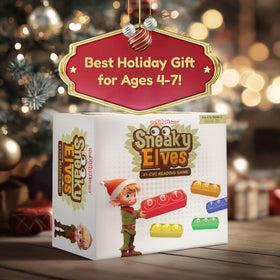 The Fidget Game Sneaky Elves pop sensory toy engages hands-on learners during literacy play.